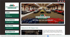 Desktop Screenshot of dkclassiccars.com