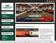 Tablet Screenshot of dkclassiccars.com